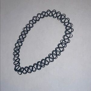 Trendy Black Stretch Choker